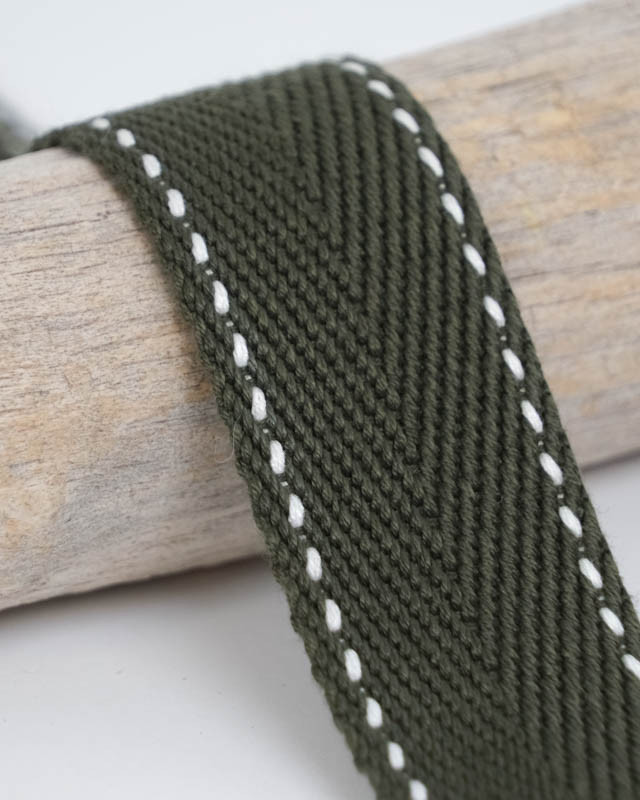 Sangle Points 30MM Vert - Maison Klem